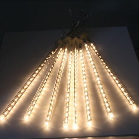 Perfect Holiday Perfect Holiday MTR-50WW 8 Tubes - 50 cm Snowfall Meteor LED Light; Warm White MTR-50WW